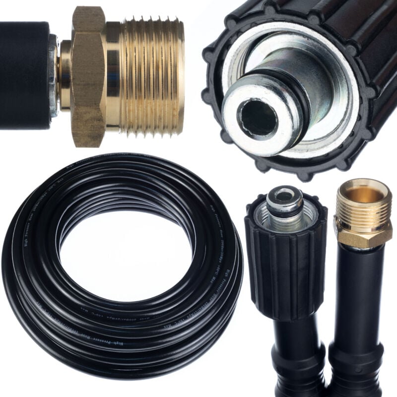 foto del prodotto prolunga tubo flessibile ad alta pressione 10 m m22 m22 per idropulitrice k rcher kranzle