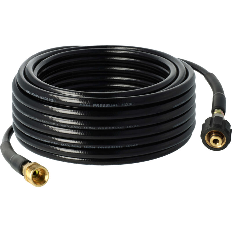foto del prodotto prolunga tubo flessibile da 20 m compatibile con k rcher k 3.97 m plus, k 3.97m idropulitrice con attacco filettato m22 x 1,5, nero vhbw