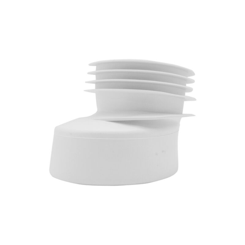 foto del prodotto prolunga wc in pvc eccentrica diam. 90 100 dh