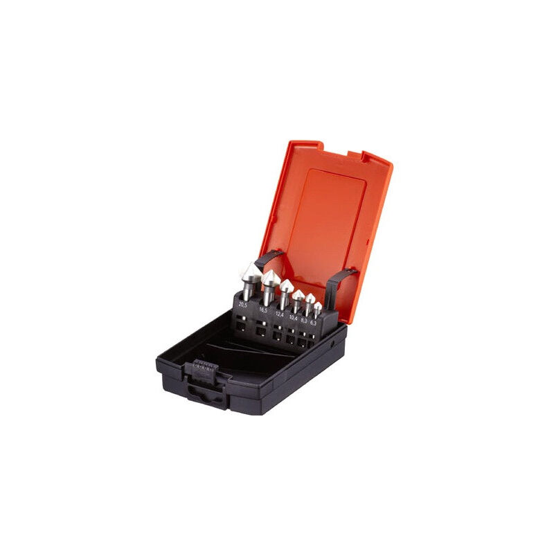 foto del prodotto promac set di frese per smussatura 6 pezzi 6.3 20.5 mm