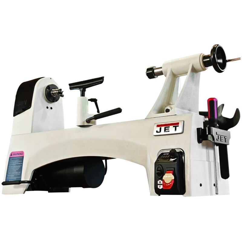 foto del prodotto promac tornio per legno 230v 0,75kw 318 mm jet jwl 1221vs m