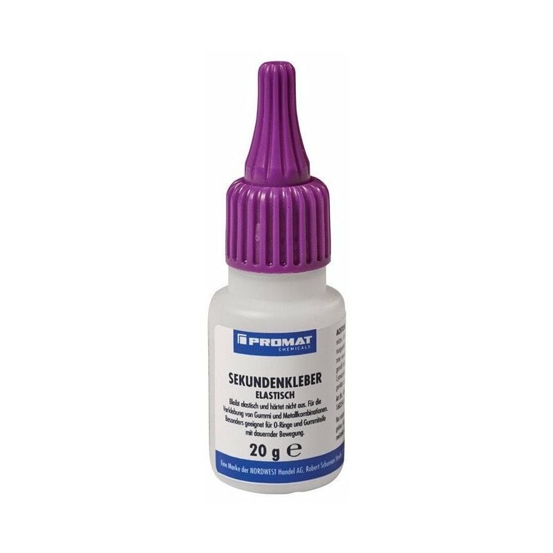 foto del prodotto promat chemicals colla istantanea elastica 20 g bottiglia incolore promuovere prodotti chimici