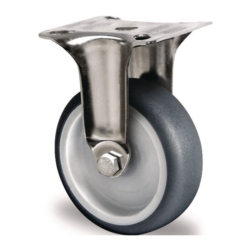 foto del prodotto promat roulette fixe 75mm 75kg tpe palier lisse va 67x60mm pp