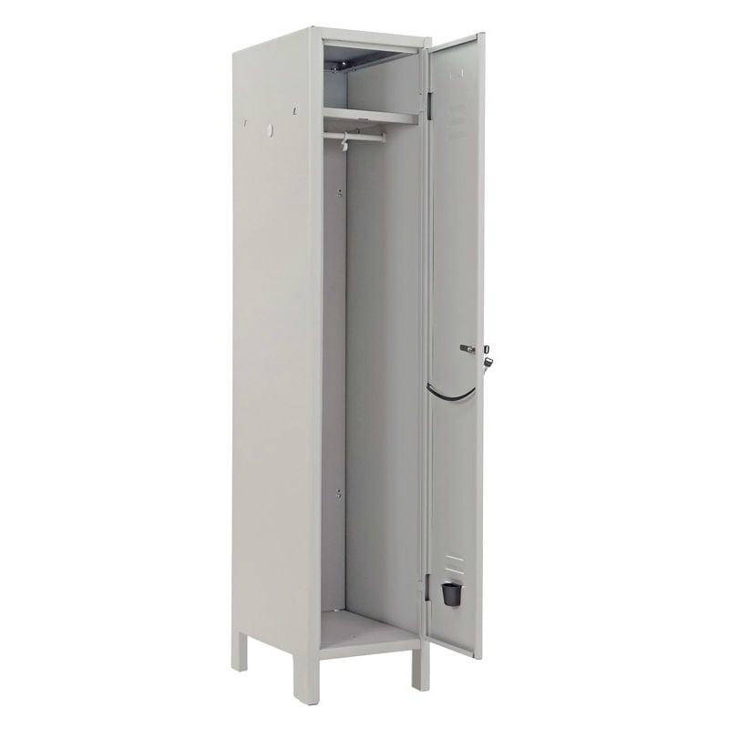 foto del prodotto prometal armadio armadietto spogliatoio metallo 1 anta 36 x 34 x h179 cm pratiko grigio