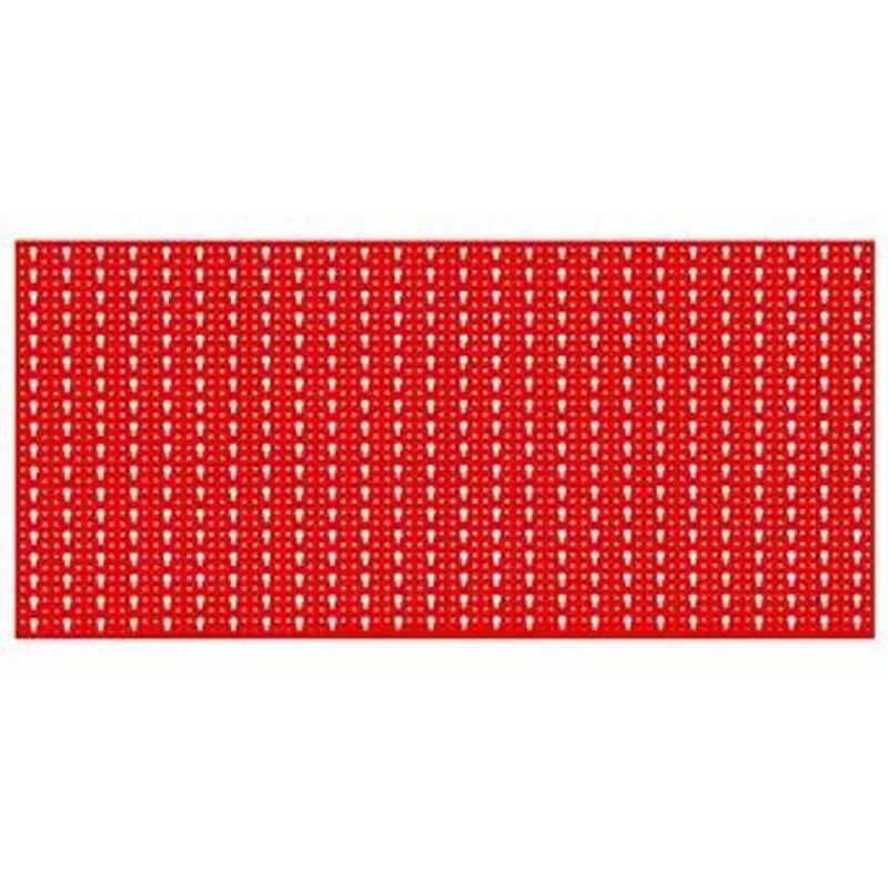 foto del prodotto prometal pannello forato cm.50x100 rosso
