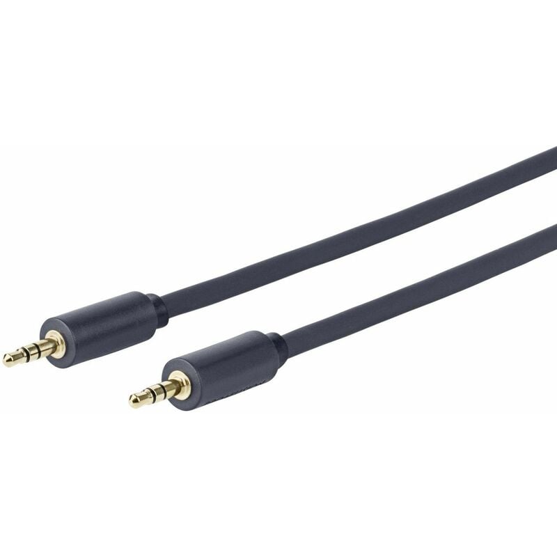 foto del prodotto promjlszh2 2m 3.5mm 3.5mm cavo audio nero cavi audio 3.5mm, maschio, 3.5mm, maschio, destro, destro vivolink