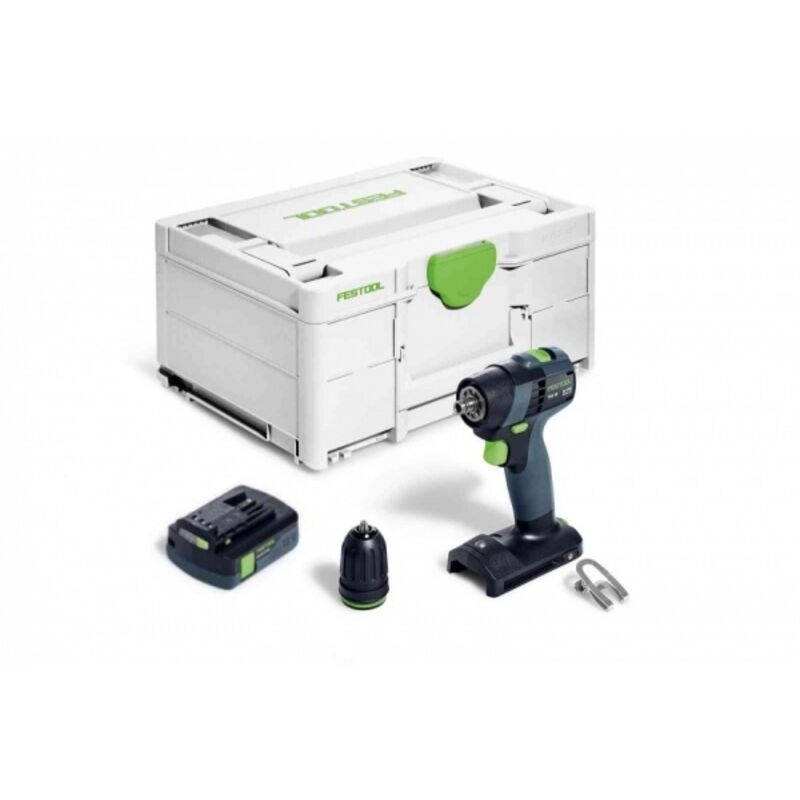 foto del prodotto promozione trapano avvitatore a batteria festool txs 18-basic-3.0 - 578064 inclusa 1 batteria omaggio