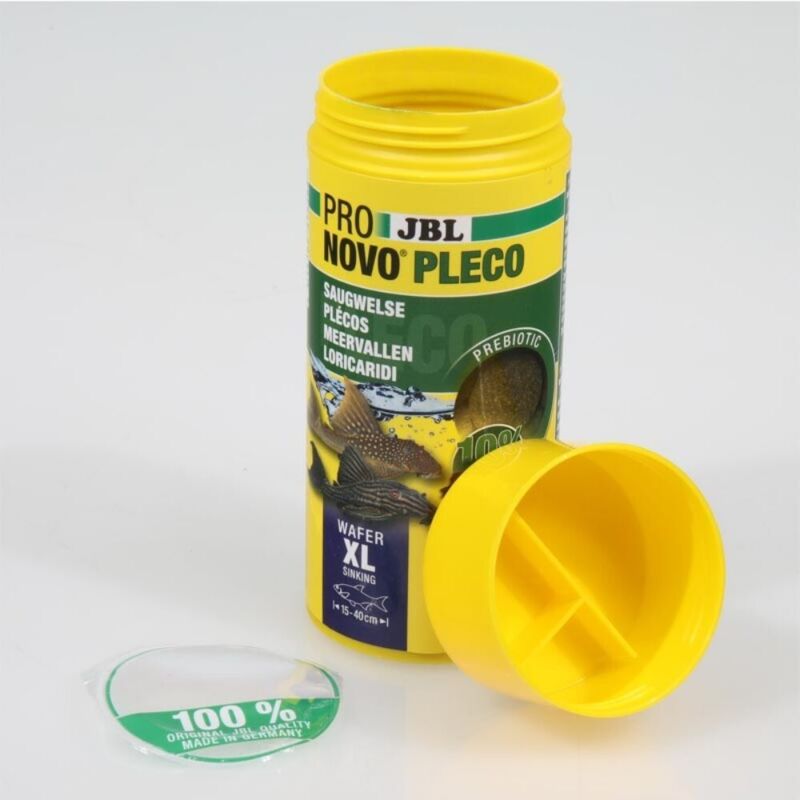 foto del prodotto pronovo pleco xl compresse di mangime per loricaridi erbivori da 15 a 40cm formato 250 ml jbl