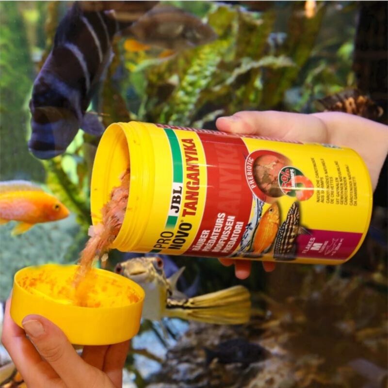 foto del prodotto pronovo tanganyika flakes m fioccato per ciclidi da 8 a 20cm formato 1000 ml jbl