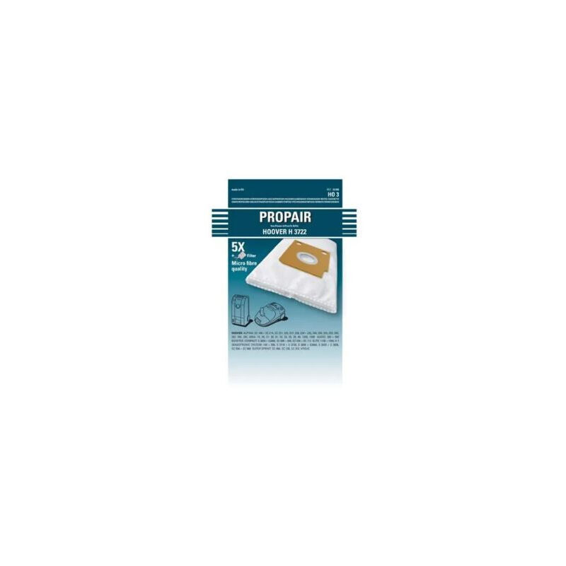 foto del prodotto propair s3722 3736 basso di vuoum 5 pezzi 1 micro filter hoover