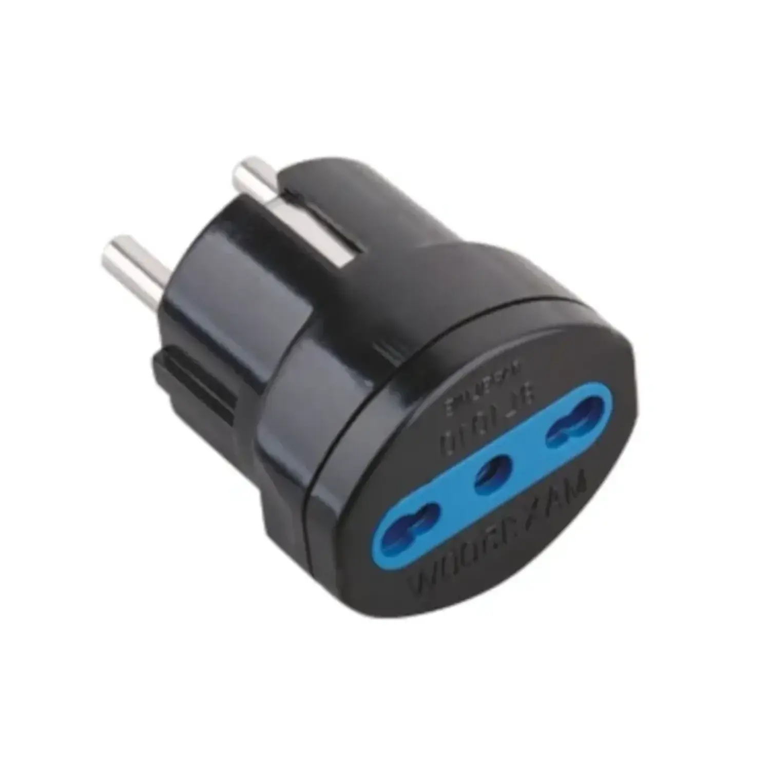 foto del prodotto propart adattatore riduttore da spina schuko a presa bipasso 10 16a nero