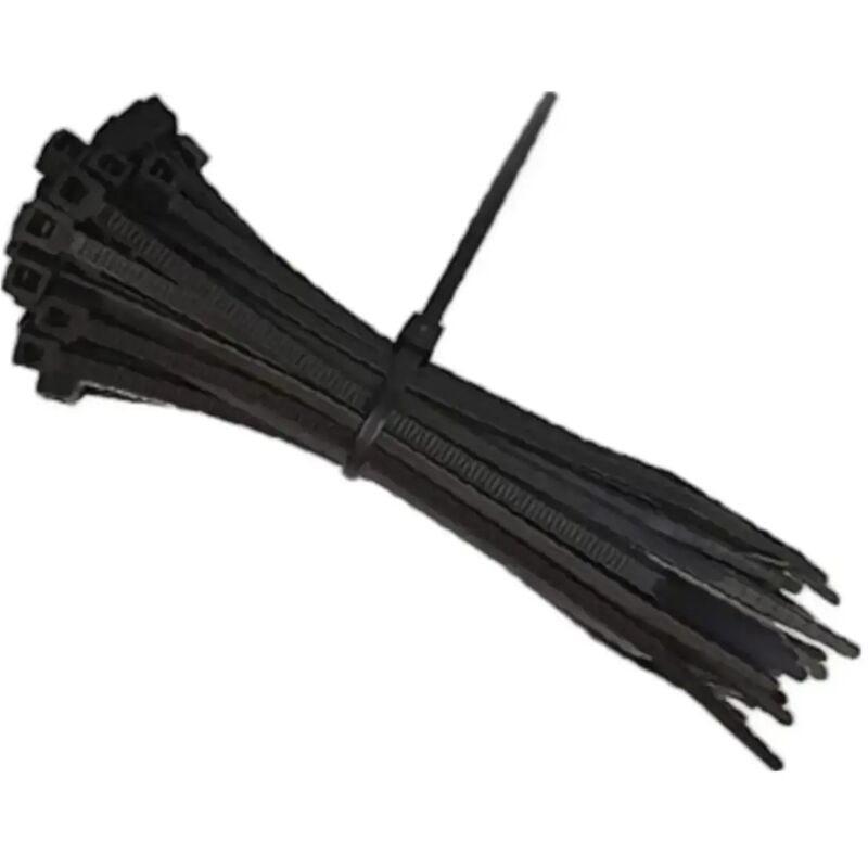foto del prodotto propart fascette in nylon stringicavi a stringere nero 100 pezzi 300x4,8mm