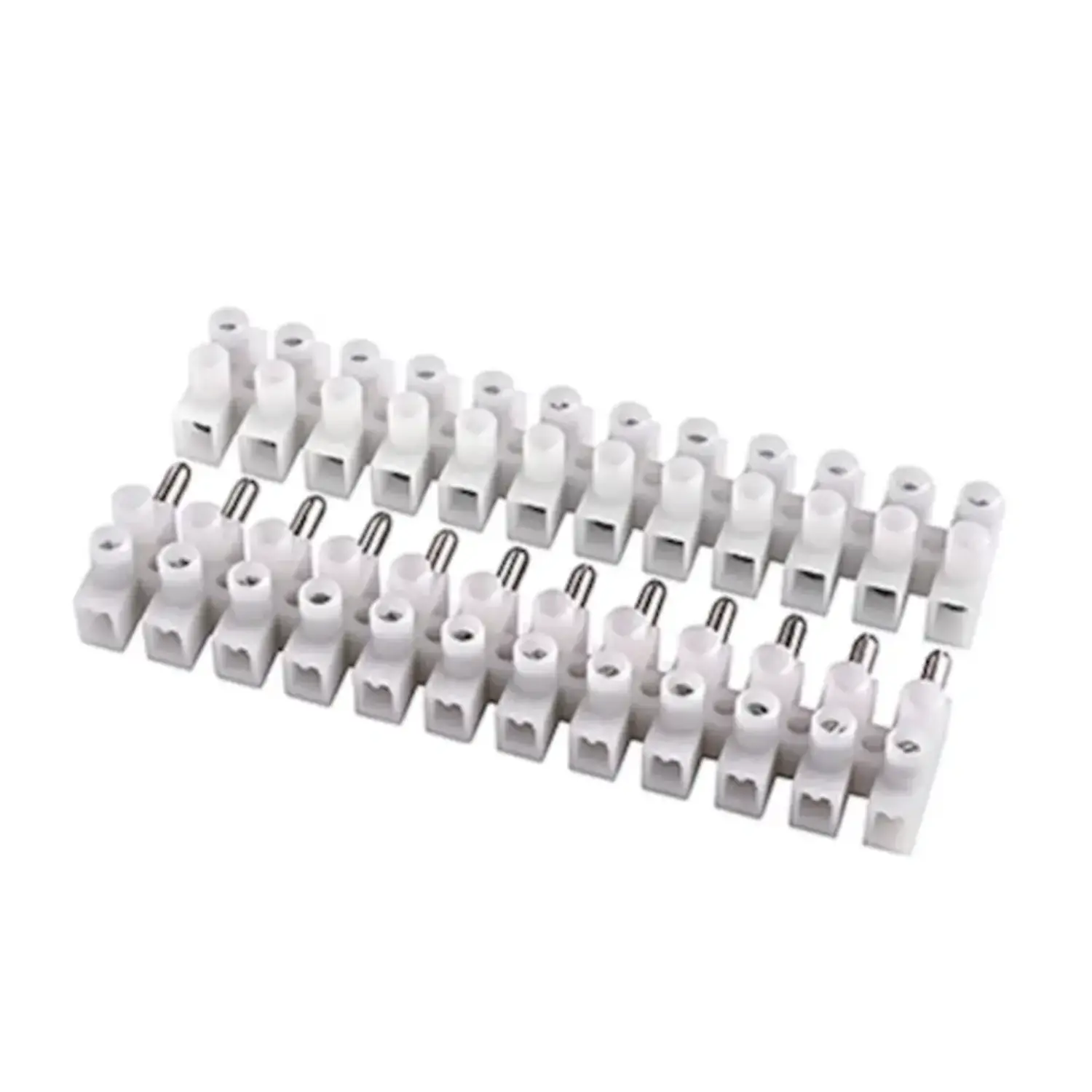 foto del prodotto propart morsettiera elettrica mammut doppia innesto rapido 10 mm bianco