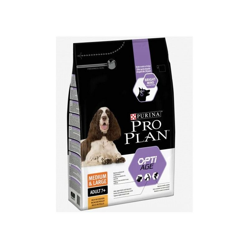 foto del prodotto proplan adult 7 medium large optiage 3 kg purina