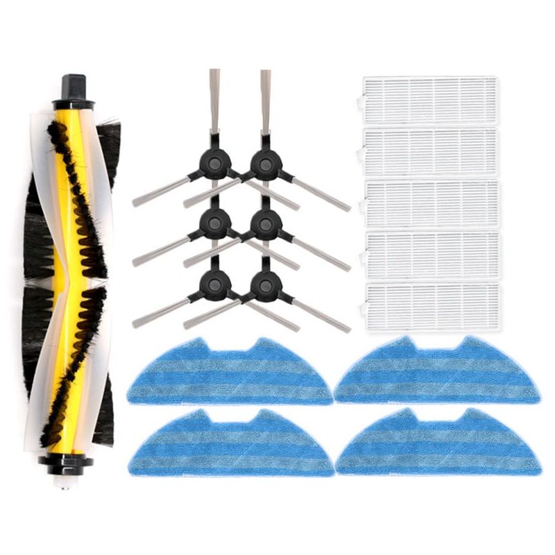 foto del prodotto proscenic accessori per spazzatrici spazzola laterale 811gb 911s kit straccio filtro spazzola principale