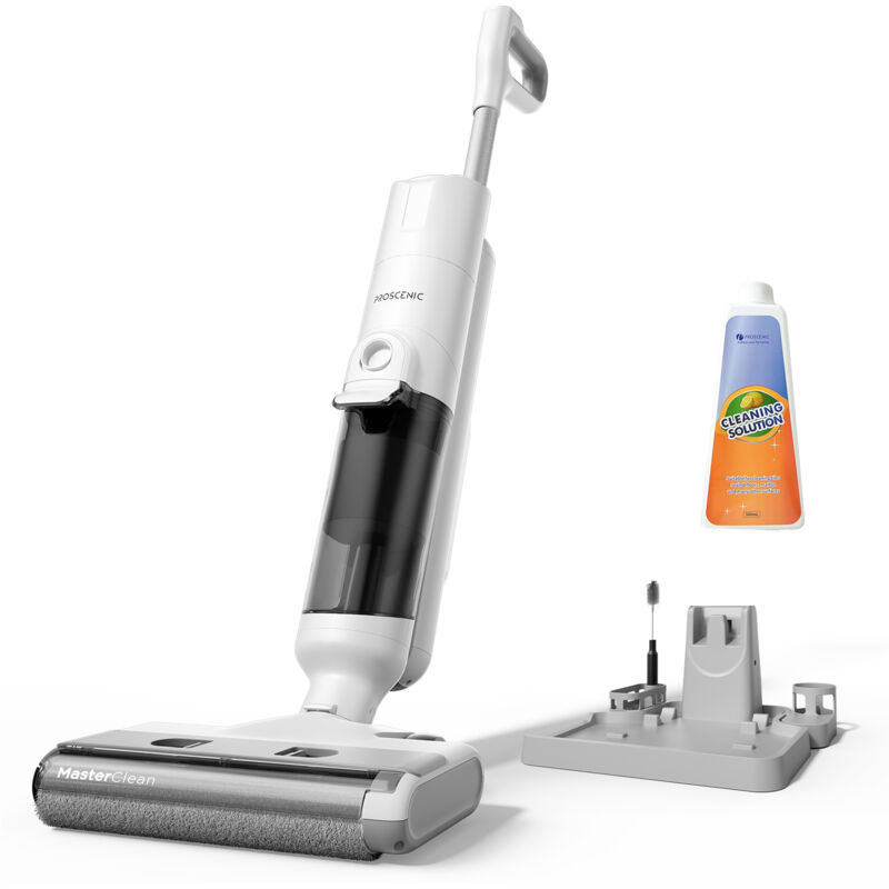 foto del prodotto proscenic f10 pro aspirapolvere senza fili lavapavimenti intelligente, potente pulizia per duro pavimento secco e umido, spazzola autopulente,
