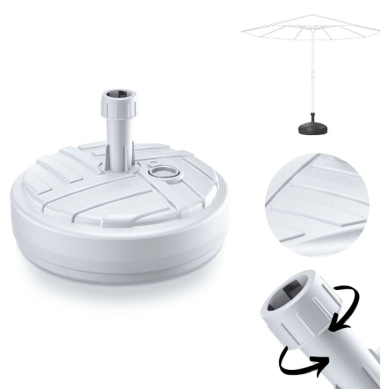 foto del prodotto prosperplast base per ombrellone mpod bianco