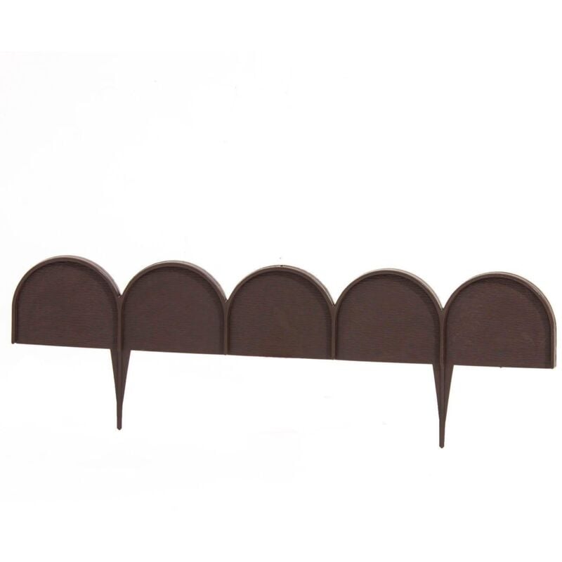 foto del prodotto prosperplast linea di confine del giardino misurata, 9 cm x 10 m, 20 pezzi x scatola, marrone, 1000x1000x9 cm
