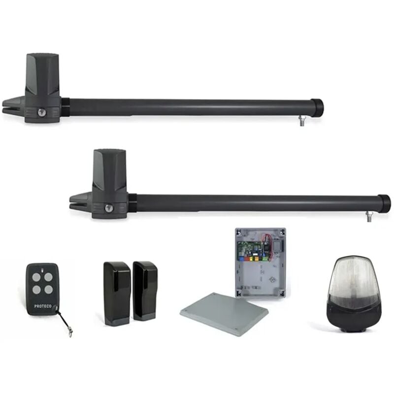 foto del prodotto proteco kit cancello a battente 2 ante completo 230 volt leader 3