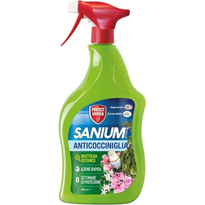 foto del prodotto protect - sanium insetticida sistemico anticocciniglia 800ml pronto uso