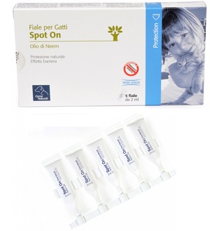 foto del prodotto protection spoton gatto 5x2ml