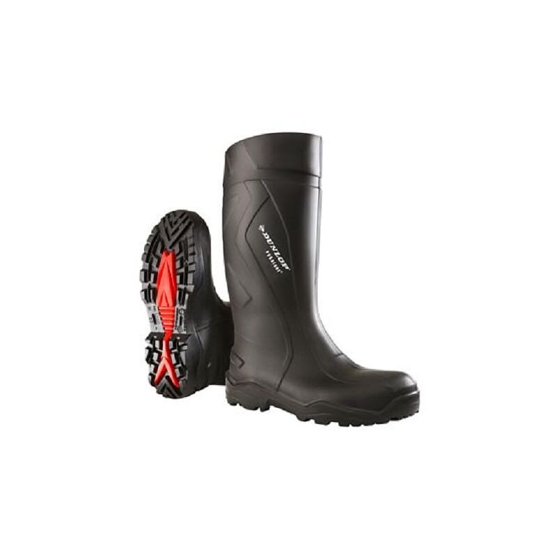 foto del prodotto protective footwear, c762041, purofort full safety, nere rosso, taglia 42 eu dunlop