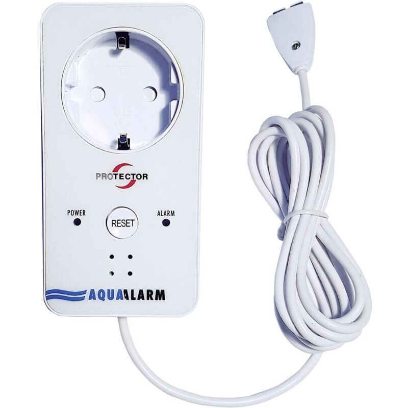 foto del prodotto protector wa 5 aquaalarm rilevatore acqua con sensore esterno rete elettrica