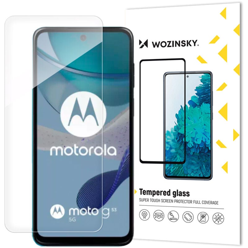 foto del prodotto proteggi schermo in vetro temperato per motorola g53 vetro temperato