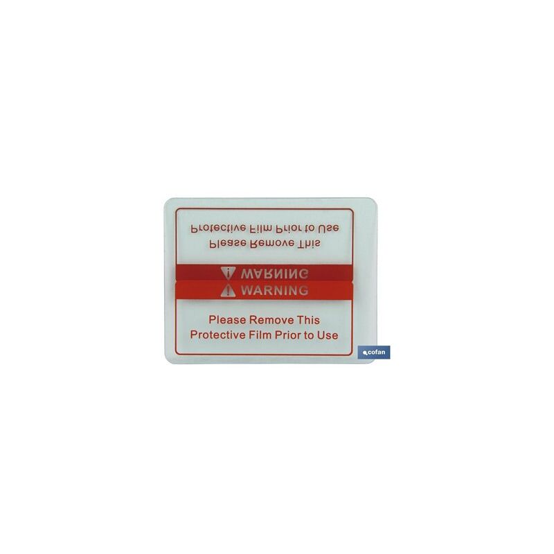foto del prodotto proteggi schermo trasparente per maschera di saldatura automatica 110x90x2mm in vetro