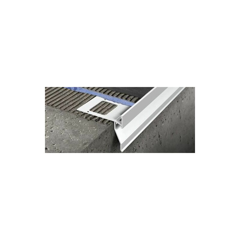 foto del prodotto proterrace fdp h12,5 mm profilo bianco goffr. barre 2.7 ml.