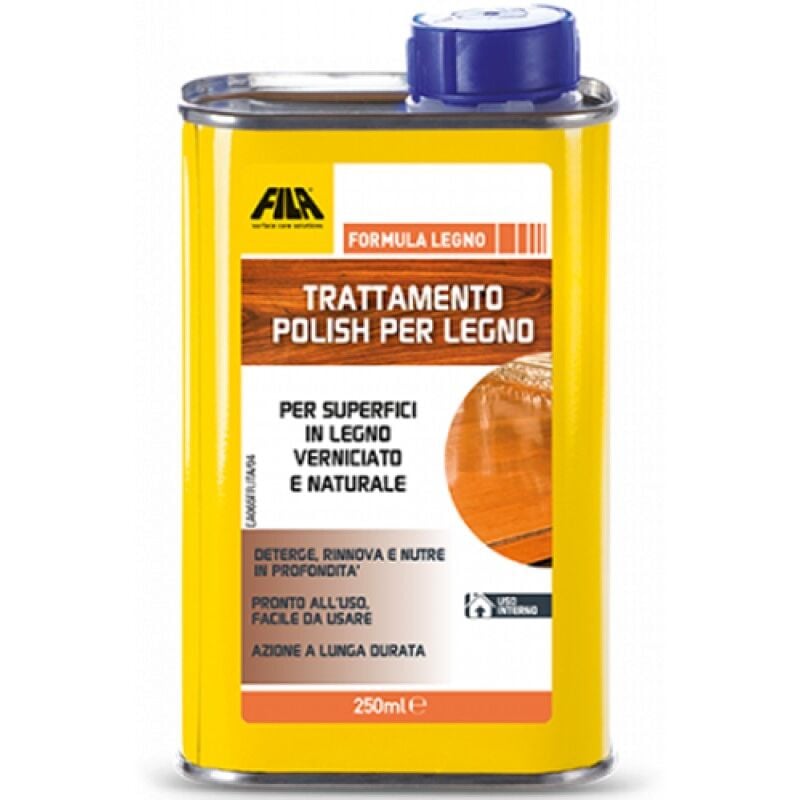 foto del prodotto protettivo per legno fila art. polish formula legno 250 ml