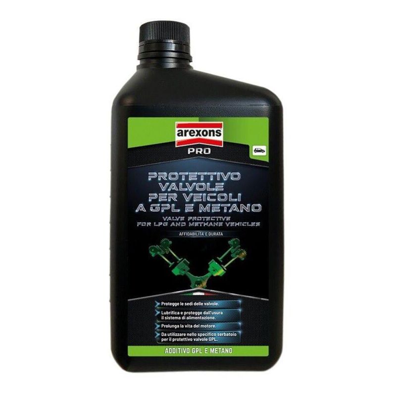 foto del prodotto protettivo valvole auto gpl e metano arexons additivo anti usura latta da 1 lt