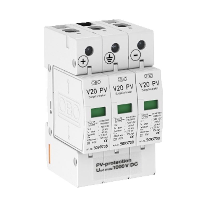 foto del prodotto protezione da sovratensione obo fv v20 c 3ph 1000vdc tipo 2 5094608