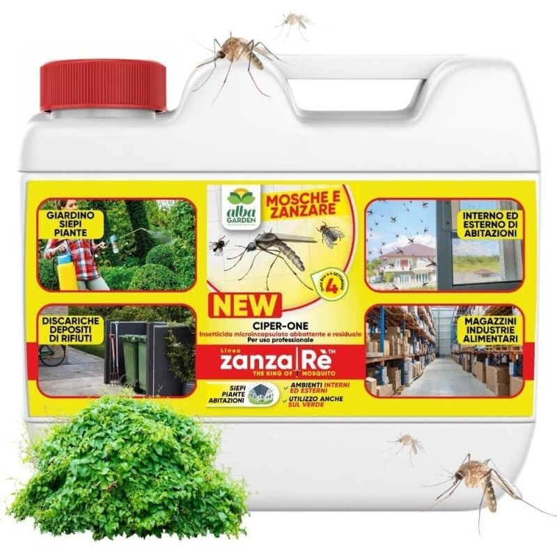 foto del prodotto protezione efficace liquido concentrato anti zanzare cimici mosche formiche insetti volanti e striscianti per casa e giardino x 3 lt