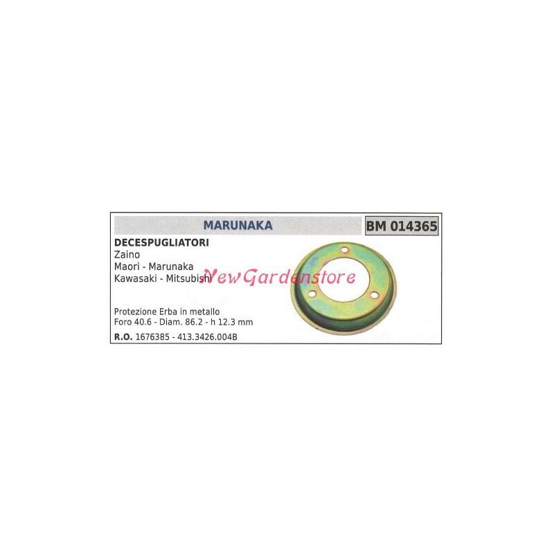 foto del prodotto protezione erba coppia conica marunaka decespugliatore zaino maori 014365
