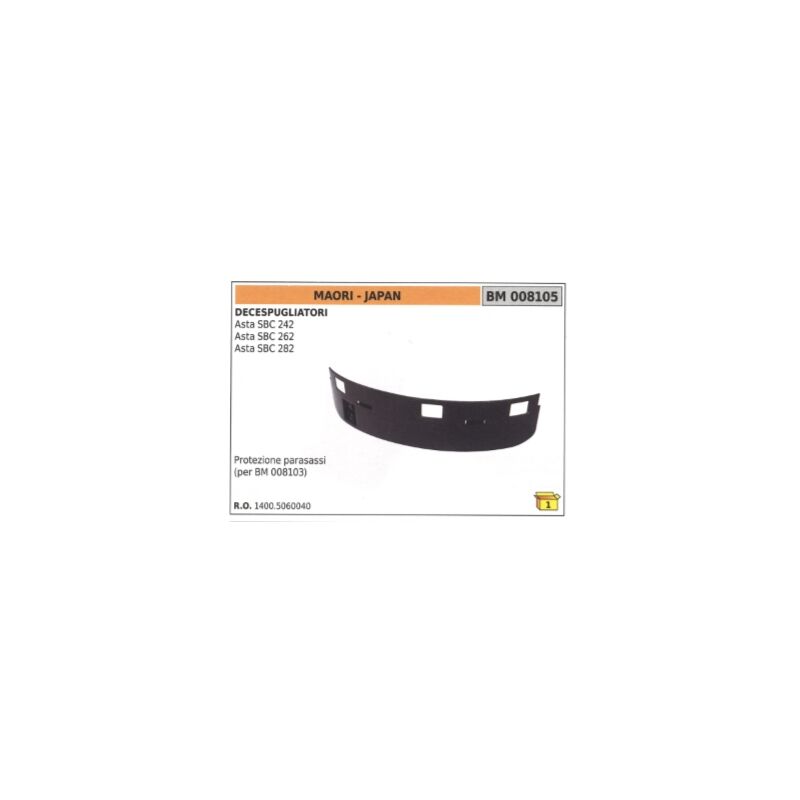 foto del prodotto protezione parasassi maori per decespugliatore asta sbc 242 sbc 262 sbc 282