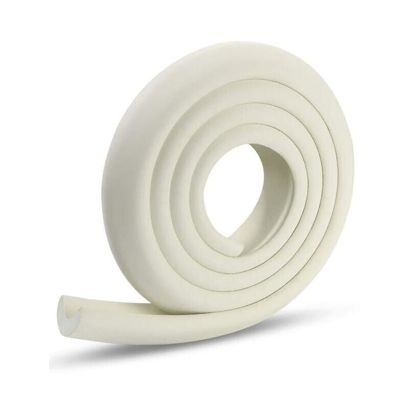 foto del prodotto protezione per angoli e bordi dei mobili, protezione in schiuma di sicurezza da 2 metri con 4 angoli, kit di sicurezza per proteggere i bambini