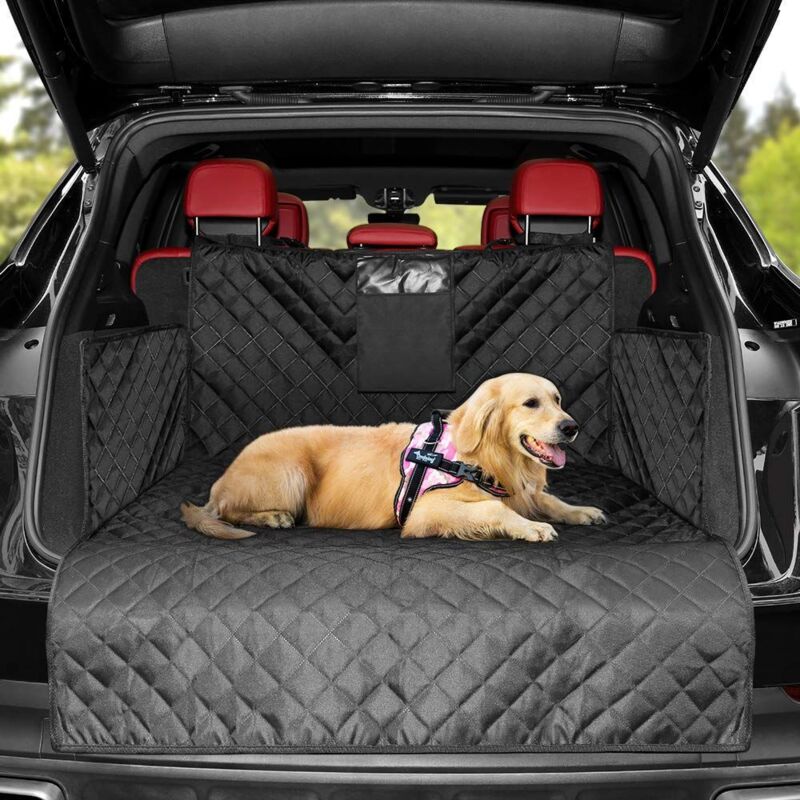 foto del prodotto protezione per il bagagliaio copriauto per cani protezione per il bagagliaio impermeabile e antiscivolo per auto gm e suv 180 103 cm