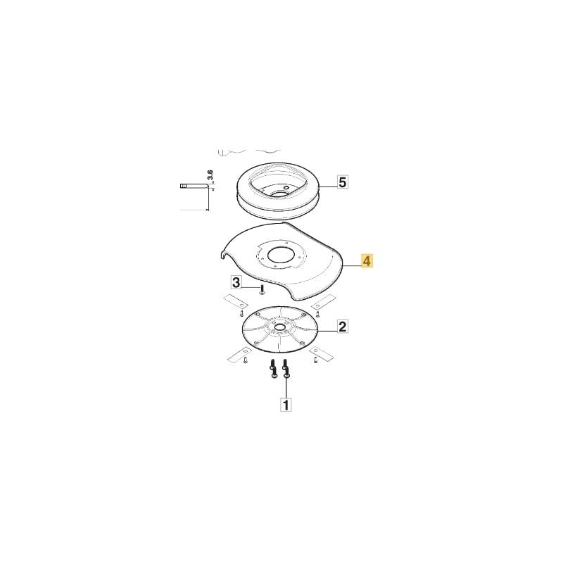 foto del prodotto protezione soffietto motore originale stiga robot tagliaerba a1500 322110087 0