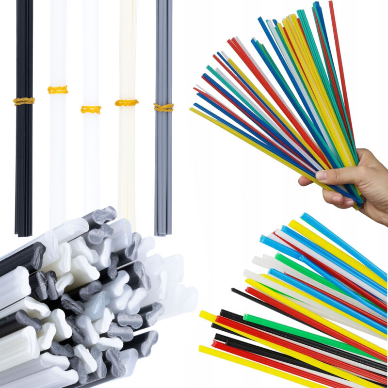foto del prodotto prowelder kit mini set completo di leganti 5 tipi 2x pp, pe, abs, pvc set iniziale di leganti 50 pz