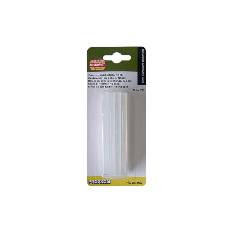 foto del prodotto proxxon 28194 sticks colla 7 mm 12 q.ta
