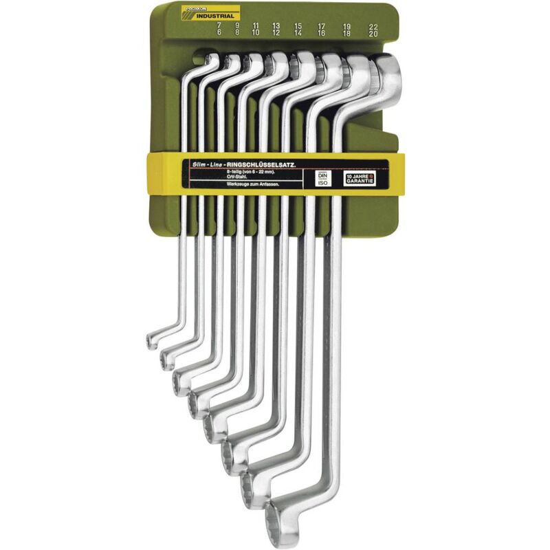 foto del prodotto proxxon kit chiavi poligonali doppie 8 parti 6 22 mm n a industrial slimline 23 810