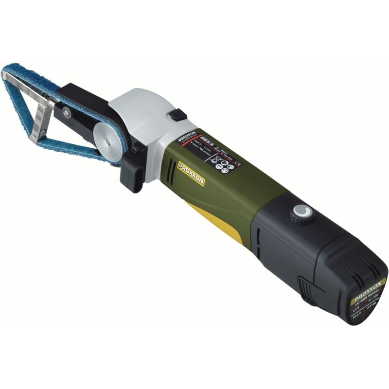 foto del prodotto proxxon levigatrice a nastro a batteria rbs a 29830 10,8 v 2,6 ah 10 x 330 mm