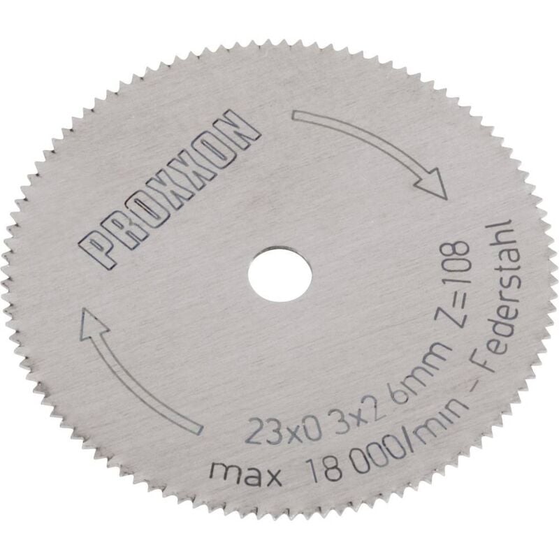 foto del prodotto proxxon micromot 28 652 lama circolare 23 x 2.6 x 0.3 mm 1 pz.