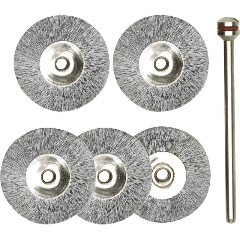 foto del prodotto proxxon micromot 5pz. kit spazzole rotonde gambo 2,35 mm 28 952 1 kit