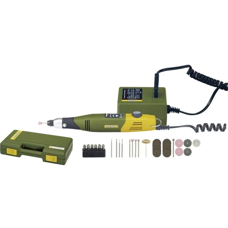 foto del prodotto proxxon micromot 60 e 28 515 multiutensile elettrico incl. accessori, incl. valigia 34 parti 40 w