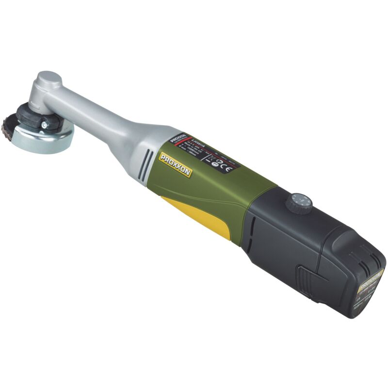 foto del prodotto proxxon smerigliatrice angolare a batteria a collo lungo lhw a, 10,8 v, 1x 2,6 ah caricabatterie custodia