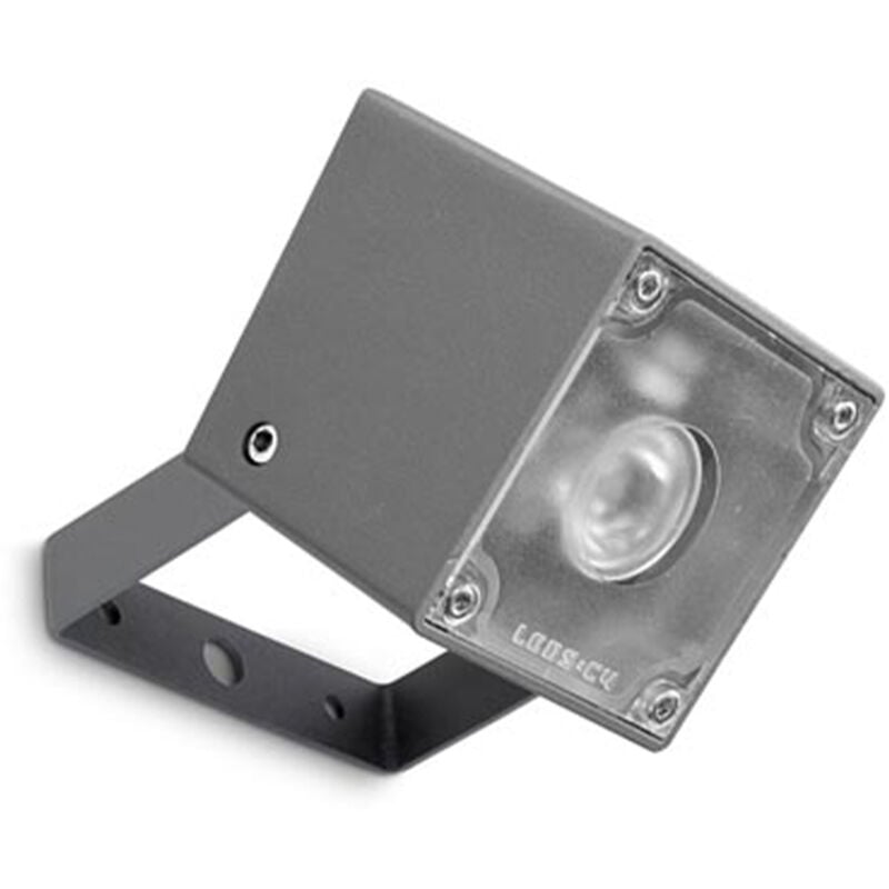 foto del prodotto proyector ip65 cube 1 led 4 blanco neutro 4000k gris urbano 184lm para exterior de pared, jard n, terraza