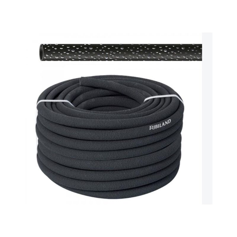 foto del prodotto prtp50 tubo tubi drop, poroso, lunghezza 50 m nero, ribimex