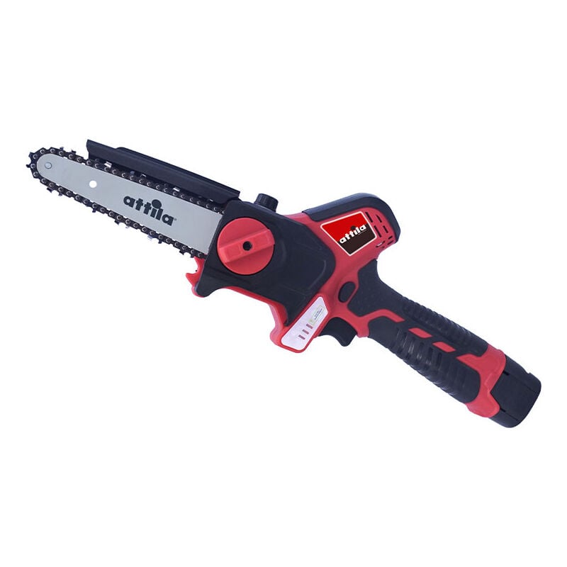 foto del prodotto pruner a batteria attila atp 17.2 li barra 12,70 cm 2 batterie 14,4 v 2,5 ah